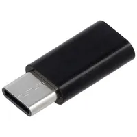 Adapter Usb 3.1 B micro socket,USB C plug black  Savak-31/Black