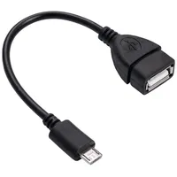 Akyga adapter Ak-Ad-09 with cable micro Usb B M  A F Otg 15Cm 5901720130679
