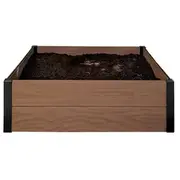 Apmalīte kvadrāta puķu dobei Maple Square 106X106X32Cm brūna  29209665 7290112633514