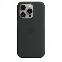 Apple Silicone Case Mt1A3Zm A Magsafe for iPhone 15 Pro - black  Mt1A3Zm/A 0194253939788