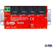 Atte Apt-4-11 Poe slēdzis 4 portu 10/100Mbps, paplašinātājs 44481  5902143691402 Wlononwcrabpy