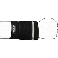 Avento Wristband with elastic strap Black/Silver grey S/M  604Sc44Sablk 8716404340117 44Sa