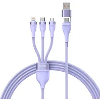 Baseus Flash Series Ii Usb Type C  A cable - Lightning micro 100 W 1.2 m purple Cass030105 6932172608767 034554