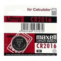 Bat2016.Mx1 Cr2016 baterijas 3V Maxell litija iepakojumā 1 gb.  3100000527822