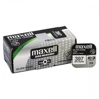 Bat397.Mx1 397 baterijas 1.55V Maxell sudraba-oksīda Sr726Sw, 396 iepakojumā 1 gb.  3100000528157