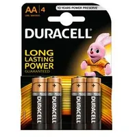 Baterijas Aa Lr6 Duracel Alcaline 1.5V cena par 4Gab.  Dur07695