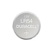 G10 baterijas 1.5V Duracell Alkaline Lr54/189 iepakojumā 2 gb.  Batg10.D2 5000394052550