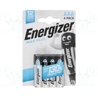 Battery alkaline 1.5V Aaa non-rechargeable 4Pcs Max Plus  Bat-Lr03/Egmp-B4 7638900437461