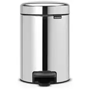 Brabantia atkritumu tvertne ar pedāli Newicon, 3 l, Brilliant Steel 113147  8710755113147