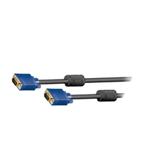 Cable D-Sub 15Pin Hd plug,both sides 10M black  Vgam-100 93378
