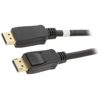 Cable Displayport 1.2 plug,both sides 2M black  Mc.2111.020Bk 65923