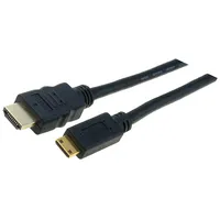 Cable Hdmi 1.3 plug,mini plug 3M black  Ak-330106-030-S