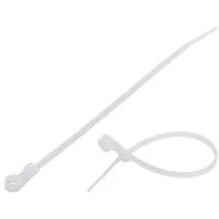 Cable tie with a hole for screw mounting L 170Mm W 3.6Mm  Fix-M-3.6X170S/N