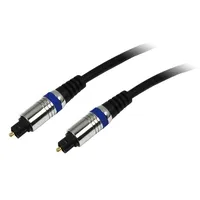 Cable Toslink plug,both sides 1.5M Øcable 5Mm Øcore 2.2Mm  Cab1101