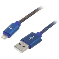 Cable Usb 2.0 Apple Lightning plug,USB A plug gold-plated 2M  Cc-Usb2J-Amlm-2Bl Cc-Usb2J-Amlm-2M-Bl
