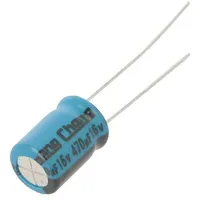 Capacitor electrolytic Tht 470Uf 16Vdc Ø8X11.5Mm Pitch 3.5Mm  Le1C471Mf115A00Ce0