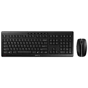 Cherry Stream Desktop Recharge - Tastatur-Und-Maus-Set kabellos 2,4 Ghz Qwerty Us mit Euro-Symbol Tastenschalter Sx Schwarz Jd-8560Eu-2  4025112095160 454758