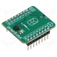 Click board prototype Comp Tmag5253 Hall sensor 3.3Vdc  Mikroe-5932 Lin 2