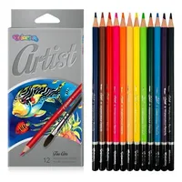 Colorino Artist Watercolour pencils 12 colours and brush  65528Ptr 590769086552