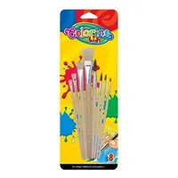Colorino Kids Paint brushes 8 pcs blister  39000Ptr 590769083900