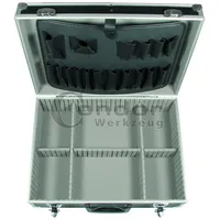 Condor Werkzeug Instrumentu kaste, melna ar aluminija rāmi, 460X340X150 mm, tukša C0154/2 