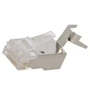 Connector Rj45 plug Pin 8 Cat 6A,Cat 7,Cat 7A,Cat 8.1 8P8C  Log-Mp0033 Mp0033