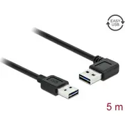 Delock Cable Easy-Usb 2.0 Type-A male Gt angled left / right 5 m  83467 4043619834679