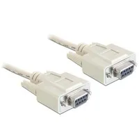 Delock Cable serial Null modem 9 pin female  1,8 m 84077
