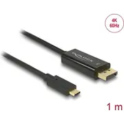 Delock Cable Usb Type-CTrade male Gt Displayport Dp Alt Mode 4K 60 Hz 1 m black  85255 4043619852550