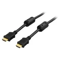 Deltaco Hdmi Cable, 4K, Ultrahd in 60Hz, 1.5M, gold plated connectors, 19 pin ha-ha, black / Hdmi-1015  201707200002 734000466758