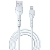 Devia cable Kintone Usb - Lightning 1,0 m 2,1A white Ec143  6938595348686