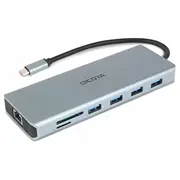 Dicota Usb-C 13-In-1 Docking Station 4K Hdmi/Dp Pd 100W  D32065 7640239421424