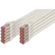 Digitus Cat 6 S/Ftp patch cord, 10 units  Dk-1644-050-Wh-10 4016032442325 Wlononwcrpnse