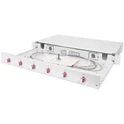 Digitus Fiber Optic Sliding Splice Box, 1U, Equipped, Lc, Om4  Dn-96330-4 4016032325703 Wlononwcrowkn