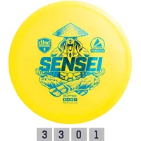 Discgolf Discmania Putter Sensei Active Premium Yellow 3/3/0/1  851Dm957018 6430074957018 957018