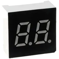 Display Led 7-Segment 7.62Mm 0.3 No.char 2 red 40Mcd  Opd-D3011Le-Bw