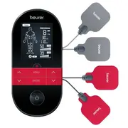 Beurer Em 59 electronic muscle stimulator Electrodes unit 2 channels Black  4211125646639