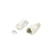 Equip 121175 vadu savienotājs Rj-45 Caurspīdīgs, Balts  4015867178188