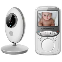 Esperanza Ehm003 Lcd Baby Monitor 2.4 White  5901299955215 Dioespnia0003