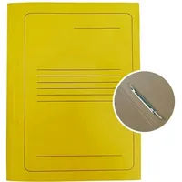 Project File A4 cardboard Smiltainis with metal clip, print yellow  Seg-2/G 477064459076