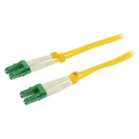 Fiber patch cord Lc/Apc,Both sides 1M Optical fiber 9/125Um  Qoltec-54018 54018