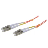 Fiber patch cord Om2 Lc/Upc,Both sides 1M Lszh orange  Dk-2533-01