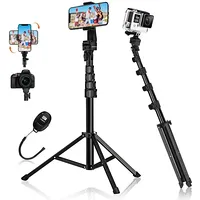 Fusion universāls statīvs  selfie stick turētājs Gopro tālrunis fotokamera 160 cm pults Fstrip160Bk 4752243042991