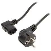 Gembird power cord 90 degree angled output plug 6Ft  Pc-186A-Vde 8716309047005 85444290