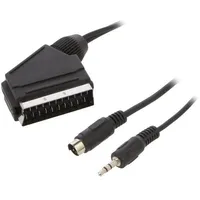 Gembird Scart plug to S-VideoAudio cable 5M  Ccv-4444-5M