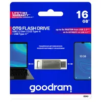 Goodram pendrive 16Gb Usb 3.2 Oda3 silver  Oda3-0160S0R11 5908267960240