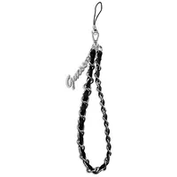 Guess Phone Strap Chain Charms Black  Gustsassk 3666339048389