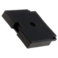 Holder screw,push-in Body black Mat polypropylene  Mta-Inline-Fix 0300352