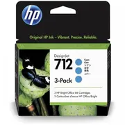 Hp 712 3-Pack 29-Ml Cyan Designjet Ink  3Ed77A 193905352869 Wlononwcrcygg