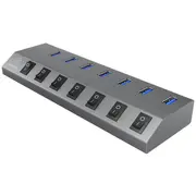 Icy Box Ib-Hub1701-C3 7-Port hub  4250078171744 Nuicyus7P000009
